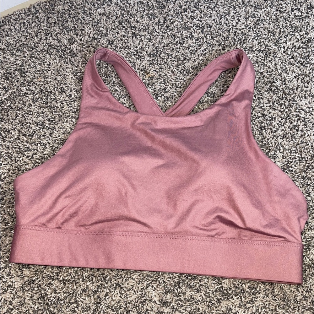 Womens Fabletics bra Mauve Sports Bra LIKE NEW